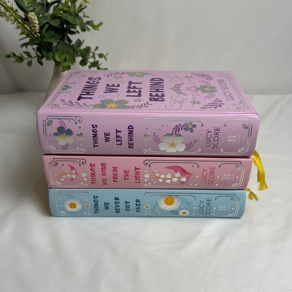 Lucy Score Knockemout Trilogy Collector's Edition Hardcover 3 Book Set Romance